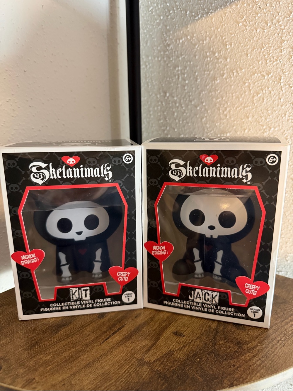 Skelanimals Kit & Jack Vinyl Figure Set - Black & White